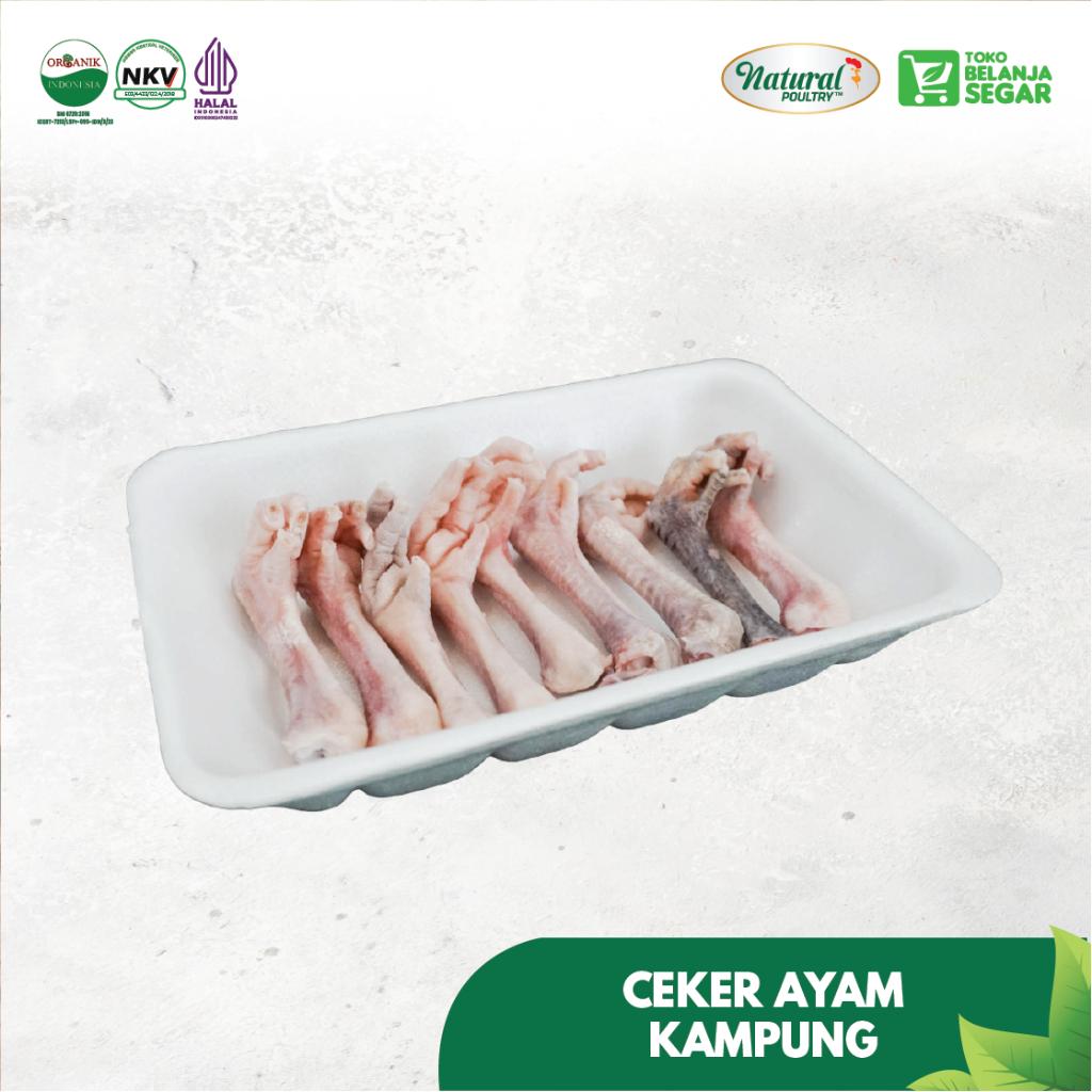 

Ceker Ayam Kampung 500gr - Natural Poultry