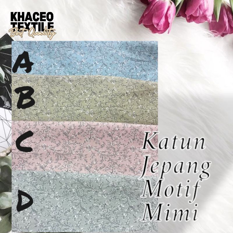 PROMO Kain Katun Jepang Tokai Senko Motif Mimi/Katun jepang Tokai Senko/Katun Jepang