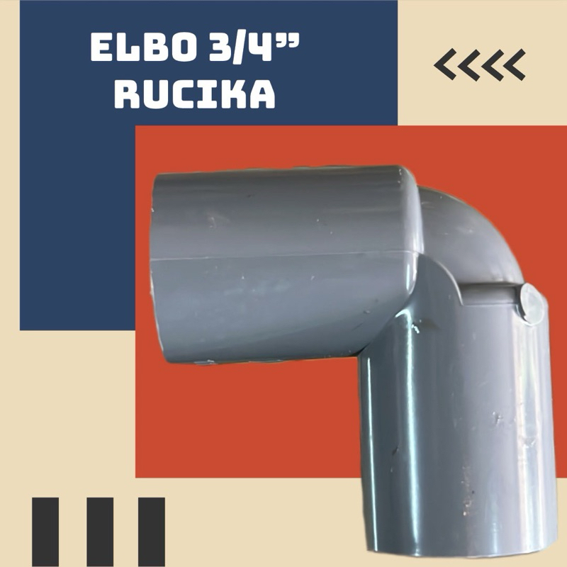 Elbow Knee 3/4 Inch Rucika AW Keni Elbow Rucika