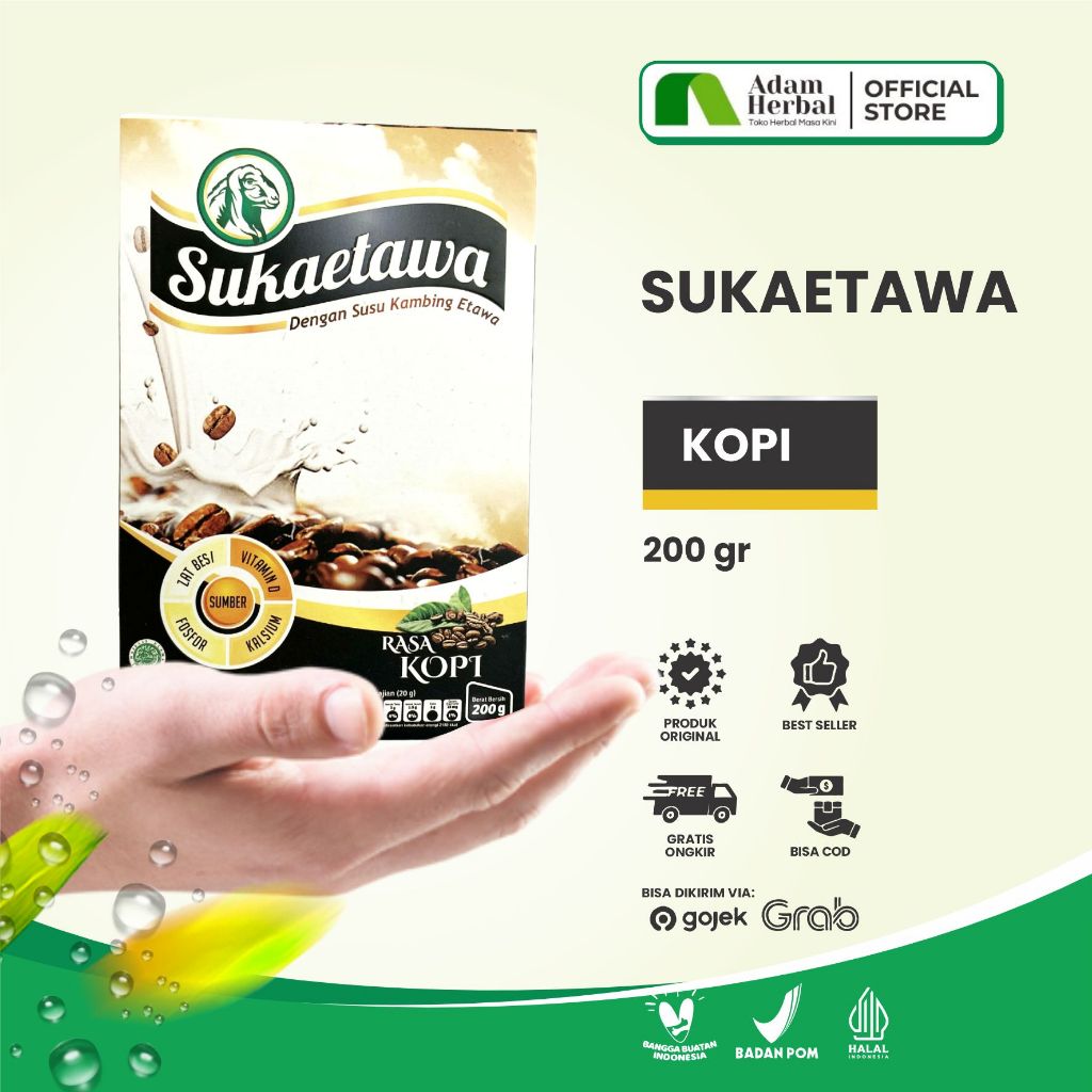 

Susu Suka Etawa 200gr - Susu Kambing Varian Kopi - Adam Herbal