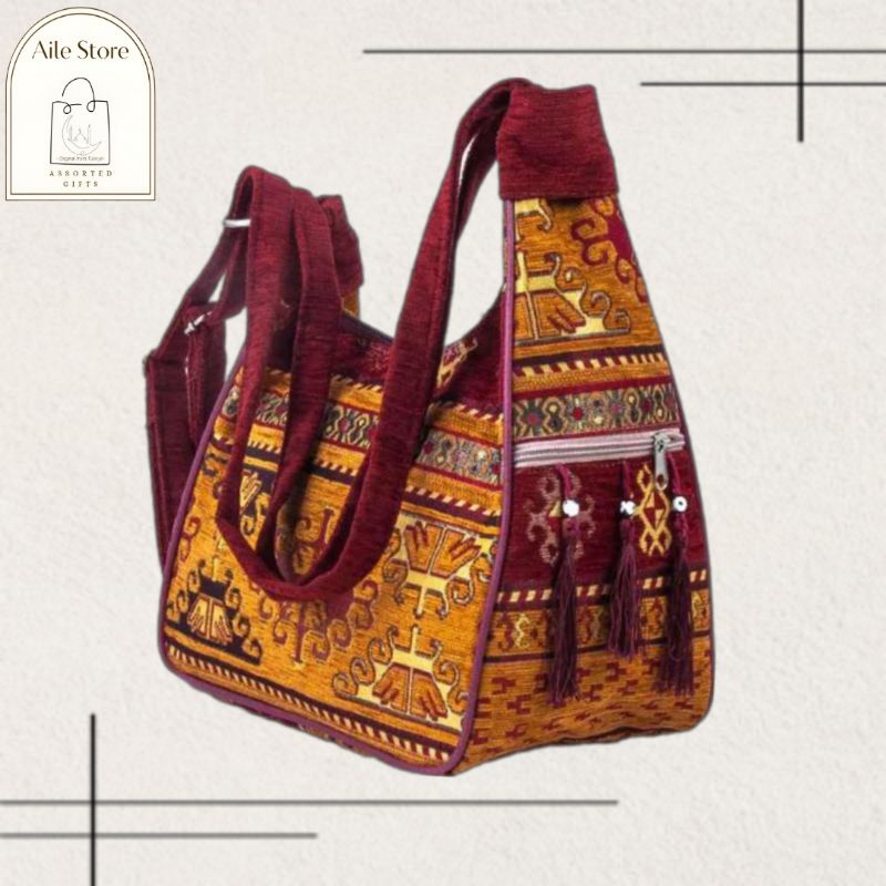 AILE- Tas bahu selempang Impor Turki kilim bag oleh oleh Turki