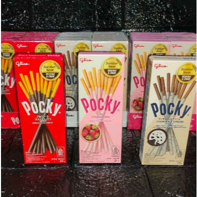 

Glico Cokelat Pocky Mini Pack 22 gram Stick 1 Pak isi 10 bungkus