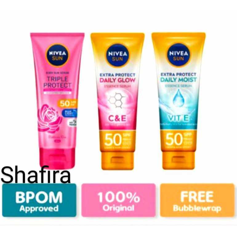 Nivea Sun Daily Glow C & E SPF 50 [ 180ml ] Daily moist / Triple Protect Body Lotion