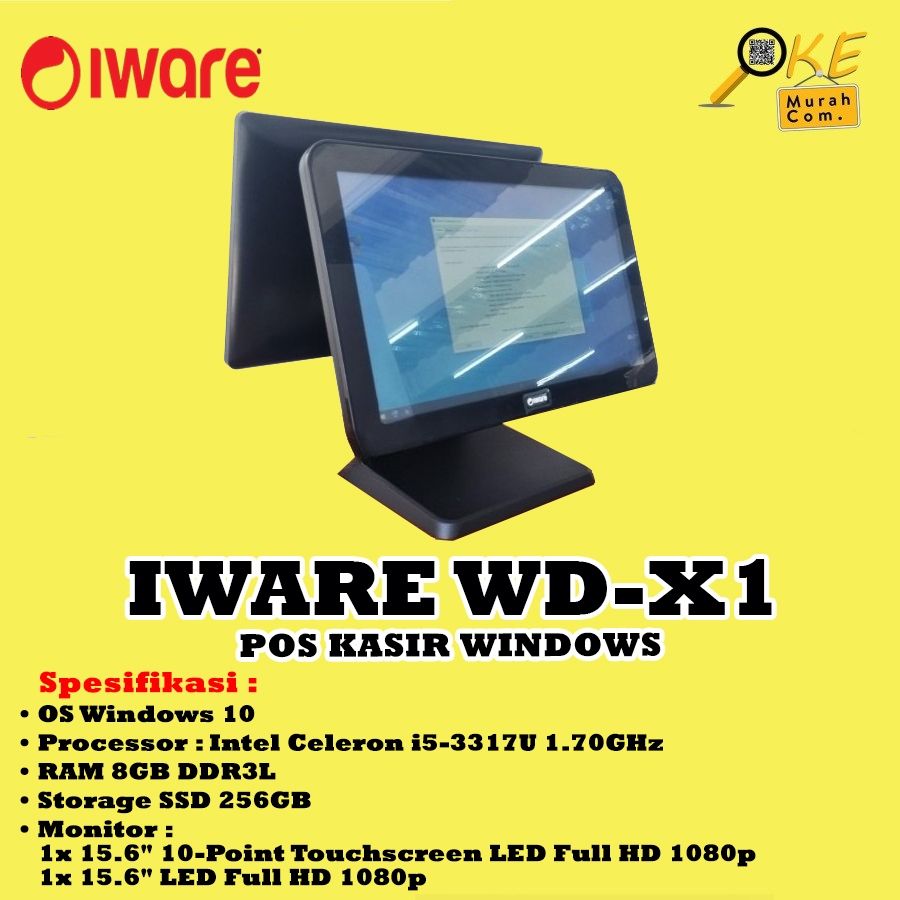 Mesin Kasir POS PC All In One Windows Iware WD-X1 Touchscreen