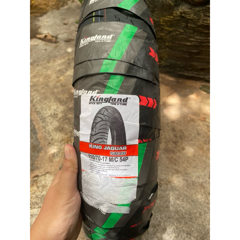 BAN LUAR KINGLAND TUBELESS 110/70-17 KING JAGUAR