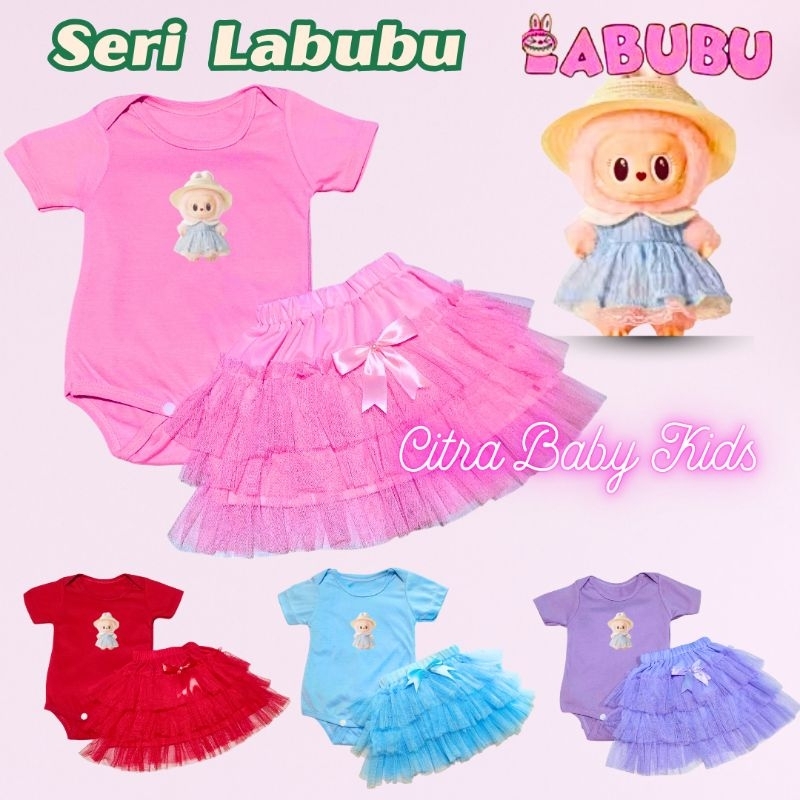 Setelan Anak Bayi  Rok Tutu Jumper Bayi 0 - 10 Bulan Set Rok Tutu Anak Perempuan 6 bulan 3 bulan Baj