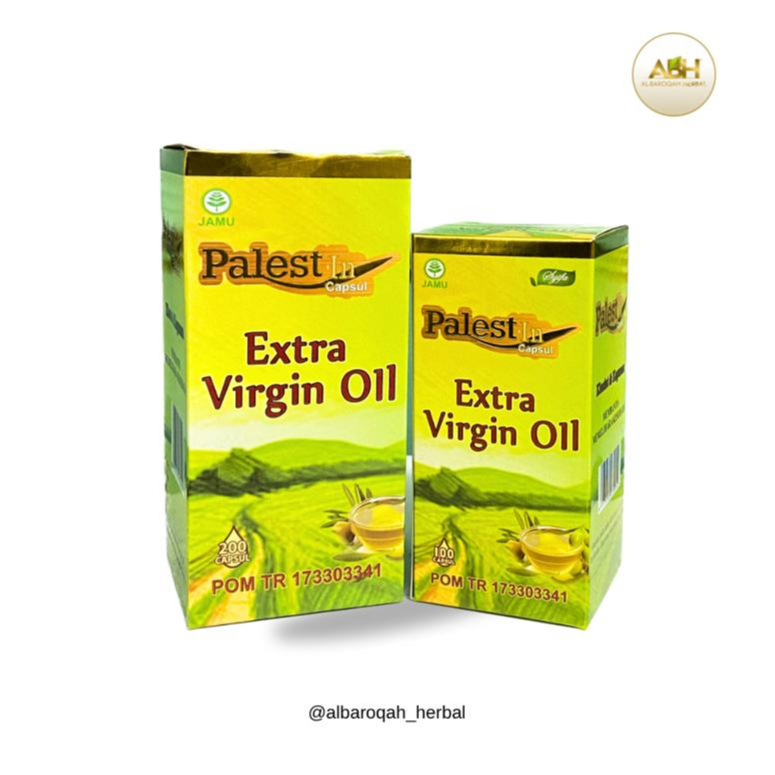 MINYAK ZAITUN PALEST IN EKSTRAK VIRGIN OIL 200 KAPSUL / 100 KAPSUL