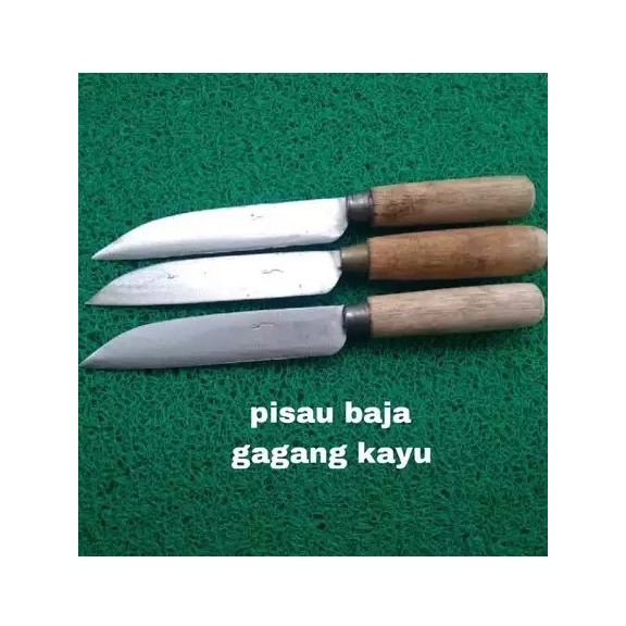 pisau dapur bahan baja - pisau baja /Pisau Dapur Baja Tanggung
