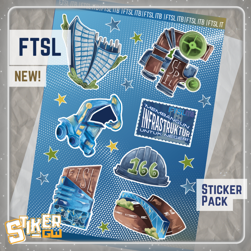 

[NEW] Sticker Pack FTSL ITB - STIKER FAKULTAS TEKNIK SIPIL DAN LINGKUNGAN INSTITUT TEKNOLOGI BANDUNG KAMPUS STICKER LAPTOP IPAD BUKU CERMIN MOBIL MOTOR CASING KESING CASE HANDPHONE HP SETIKER STICKER LUCU AKSESORIS CUSTOM PTN KULIAH BAGUS AWET