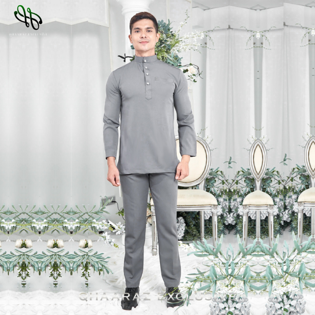 Hot Deals New Raffan Baju Melayu Pria Setelan Koko Muslim Modern Bahan Katun Toyobo Satu Set Pakaian