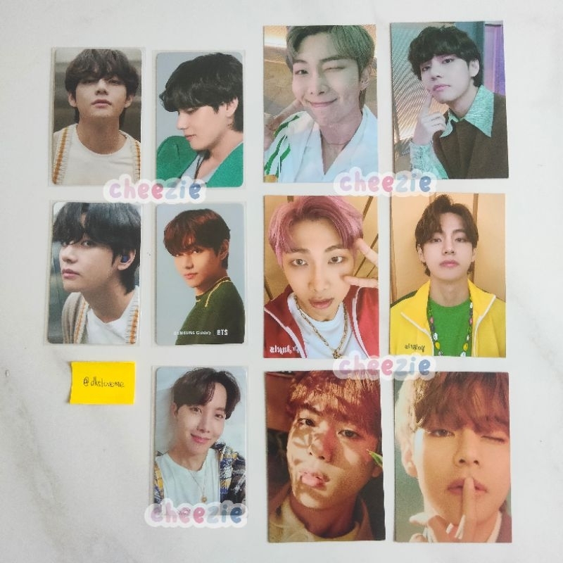 PHOTOCARD PC MPC BTS TAEHYUNG V RM NAMJOON JIN SAMSUNG SOWOOZOO PAJAMA BUTTER CARDIGAN OFFICIAL