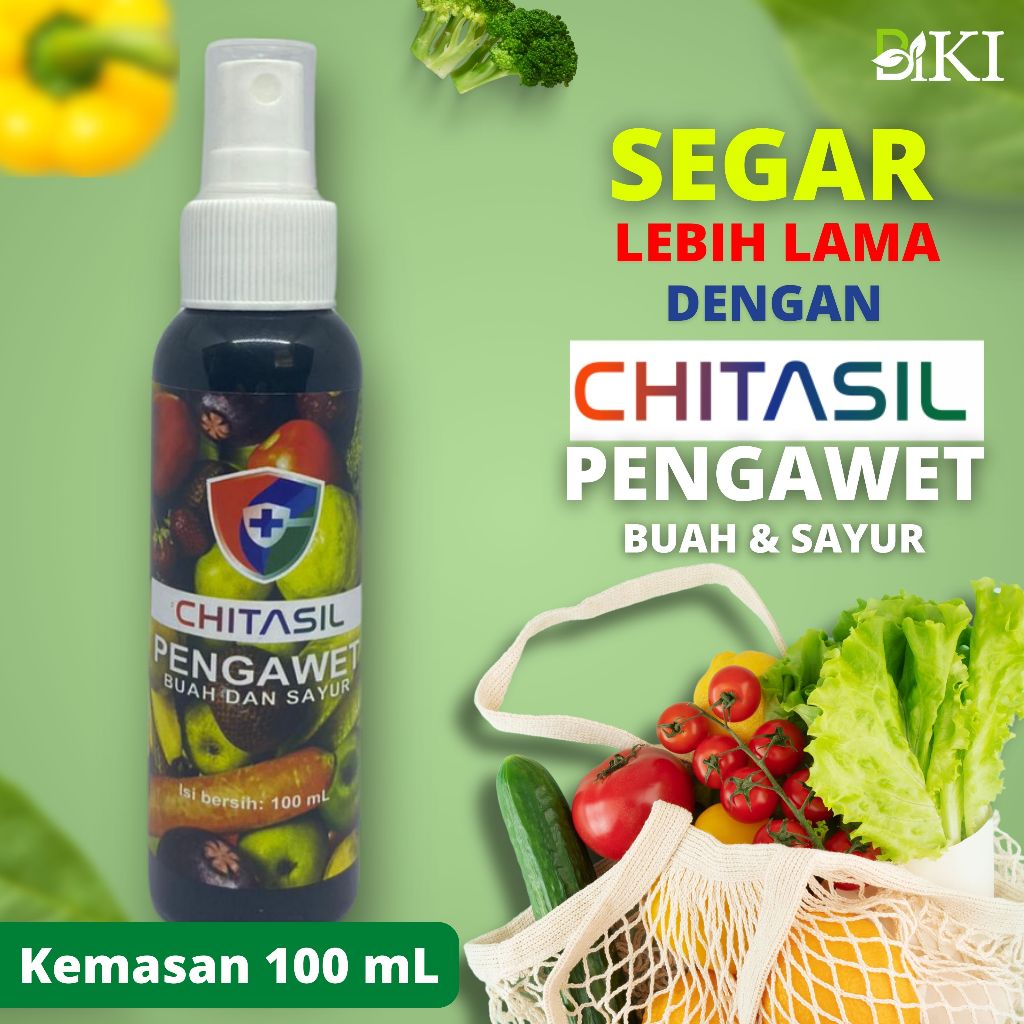 

100 mL Chitasil RTU/Siap Pakai - Pelapis/Pengawet Buah Alami HALAL Chitosan