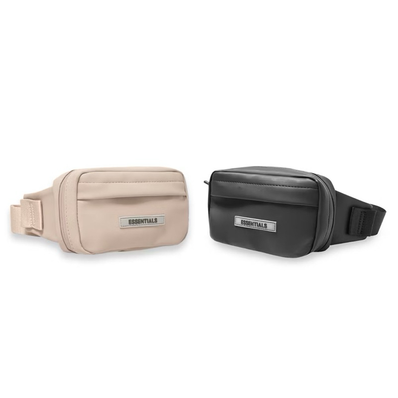 Waist Bag Tas Pinggang Pria & Wanita Essentials Rubber Patch at Front