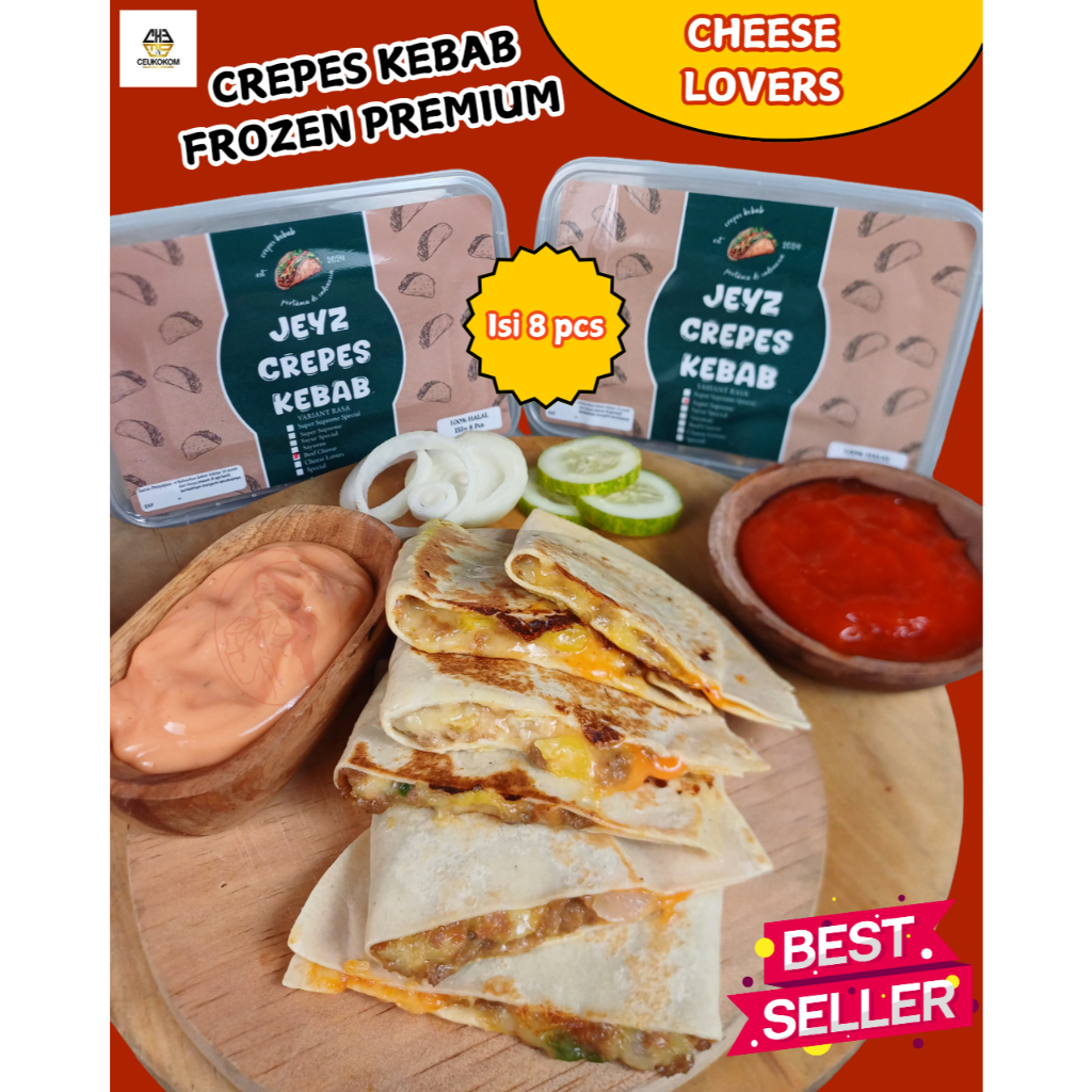 

CREPES KEBAB FROZEN PREMIUM CHEESE LOVERS CEU KOKOM