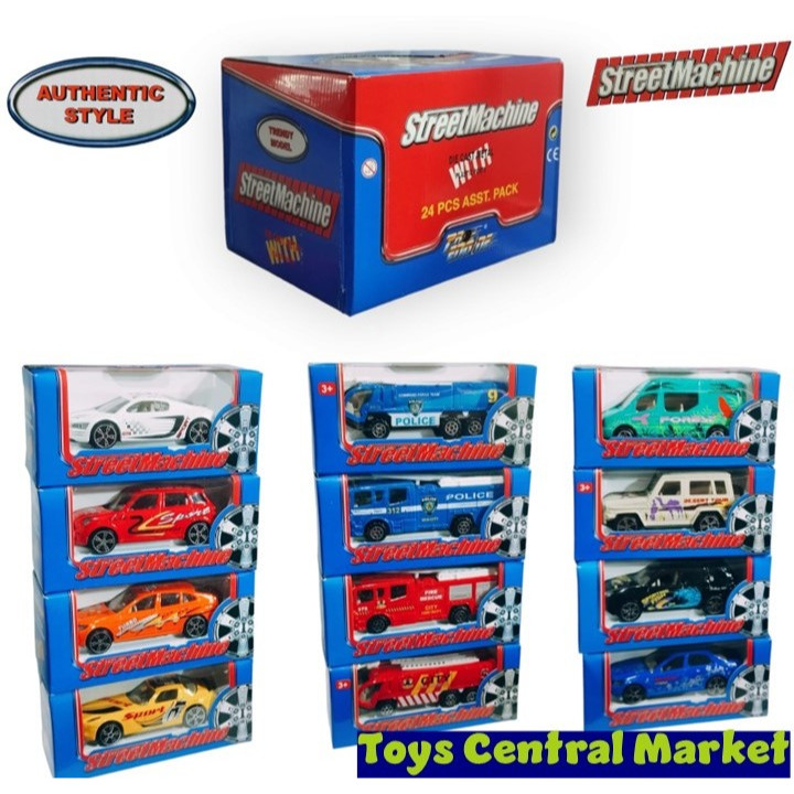 Die cast metal street machine mainan mobil miniatur pro engine skala 1:64 - Motif EFG