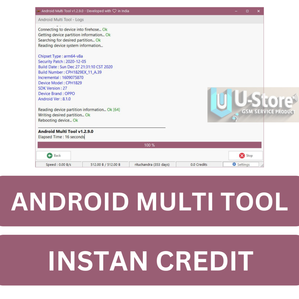 AMT Android multi tool software