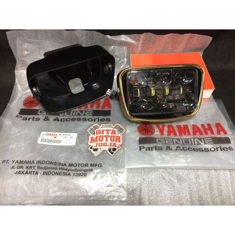 LAMPU OVAL DAYMAKER RX KING SET BATOK ORIGINAL DAN FRAME ORIGINAL SE 2003