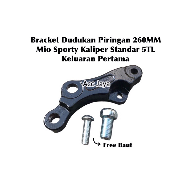 Breket Dudukan Kaliper Cakram Depan 260MM Mio Sporty Mio Karbu Lama Kaliper 5TL