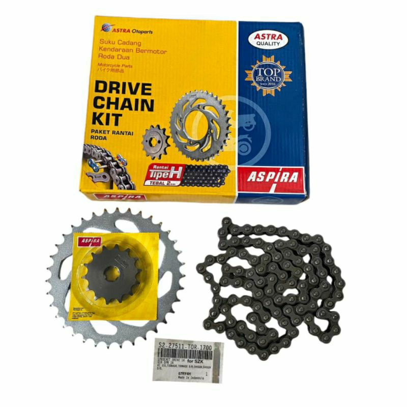 gear set Suzuki tornado Shogun rc bravo