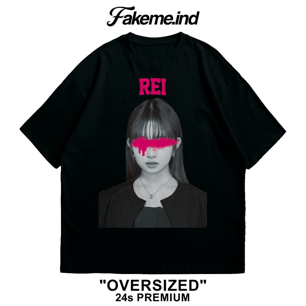 Tshirt Rei IVE Kaos Kpop Oversize - Fakeme.ind
