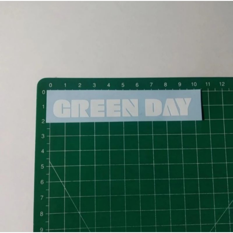 

sticker stiker green day