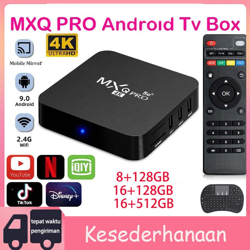 Homeyvibes Pro 16+256G Tv Box Android Pro 4K Ram 8Gb / Ram 16Gb - Smart Tv -2.4G Wifi Smart Tv Box