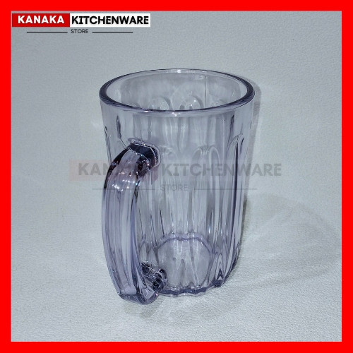 GELAS PLASTIK GAGANG BLUE SHARK / GELAS PLASTIK GAGANG / GELAS PLASTIK GAGANG BENING / CANGKIR PLAST