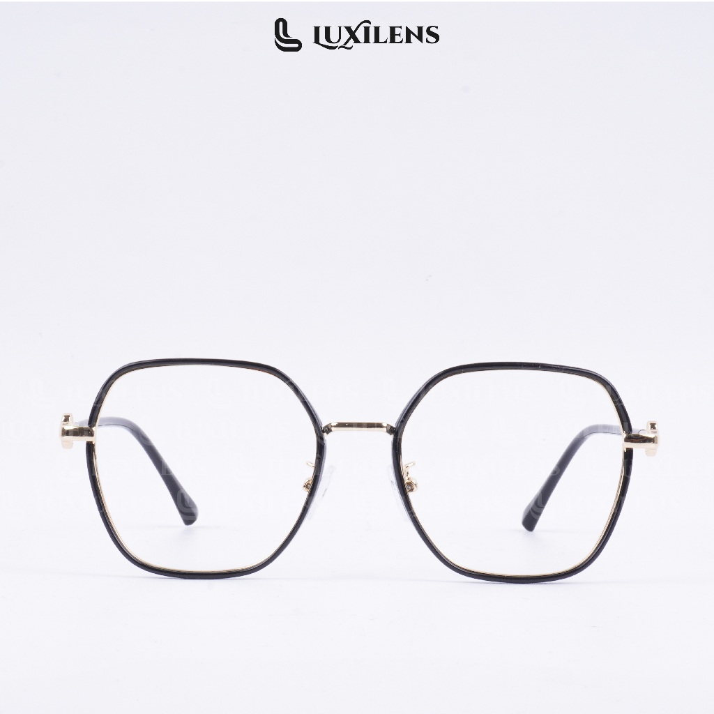 Luxilens - Frame Kacamata Hexagonal Lavender