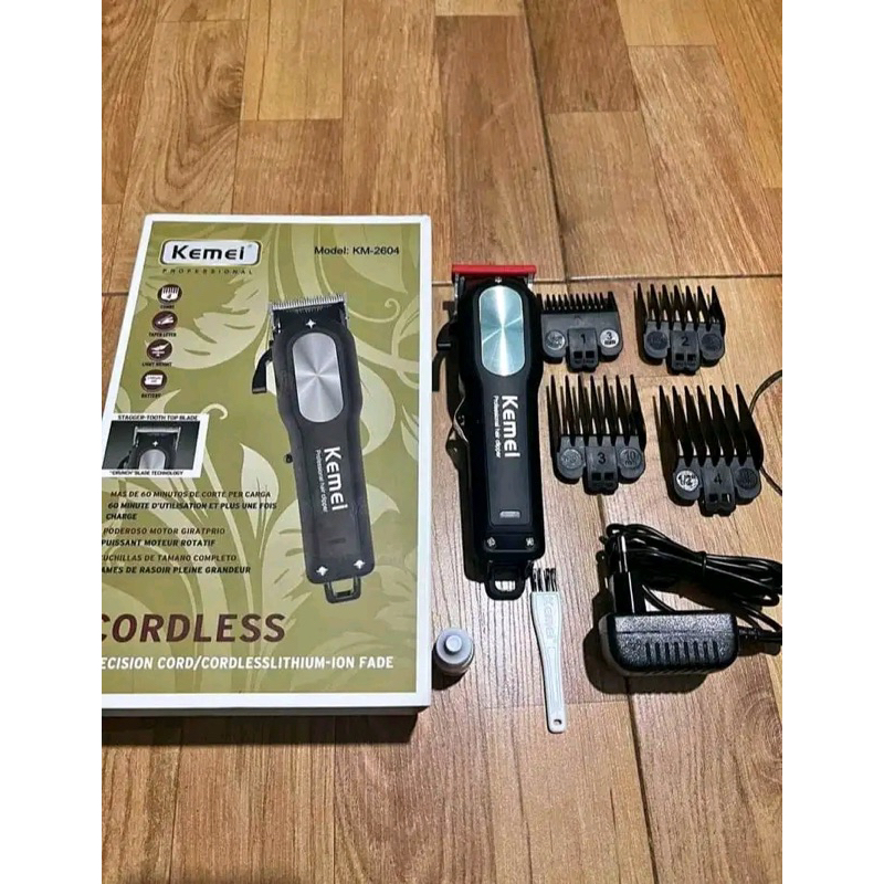 alat cukur kemei cordless tipe 2604 original 100%