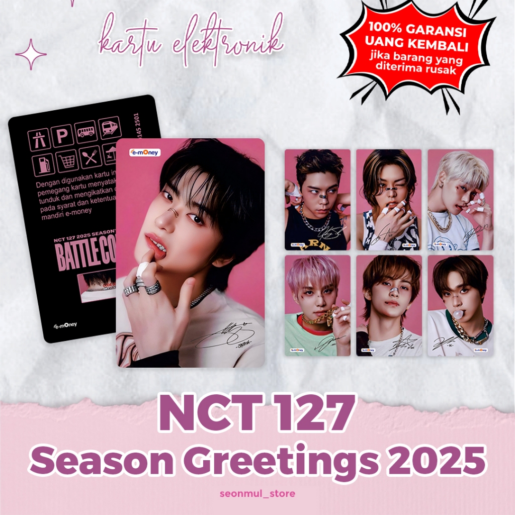 EMONEY NCT 127 SEASON GREETING 2025 / NCT127 SG25 / Season Greetings SG 25 / BRIZZI FLAZZ TAPCASH TA