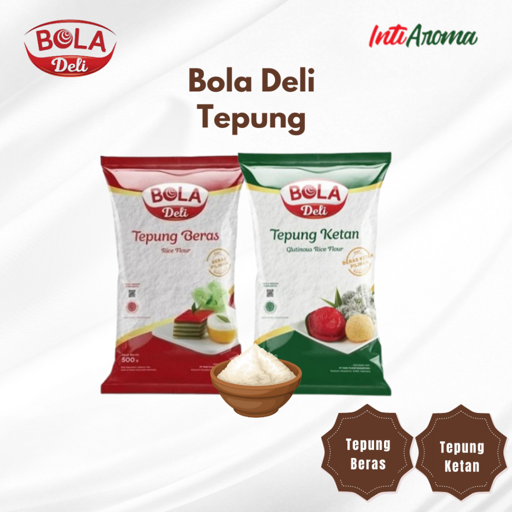 

Bola deli tepung kemasan 500gr