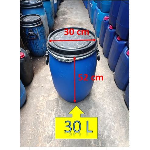 Tong Drum Plastik Tempat air / sampah HDPE TEBAL BERSIH