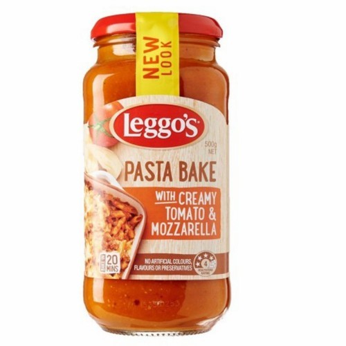 

Leggos Pasta Bake With Creamy Tomato & Mozarella 500 Gr