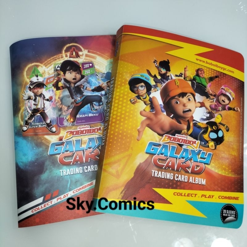 Album Boboiboy Galaxy Card [DIBIASAKAN BACA DESKRIPSI DULU]