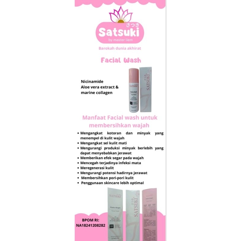 Satsuki Facial Wash By Master Liem