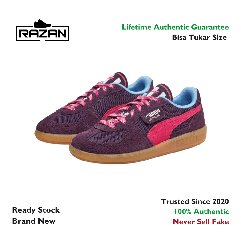 Puma Palermo Supertifo Midnight Plum Puma Pink 100% Authentic Original