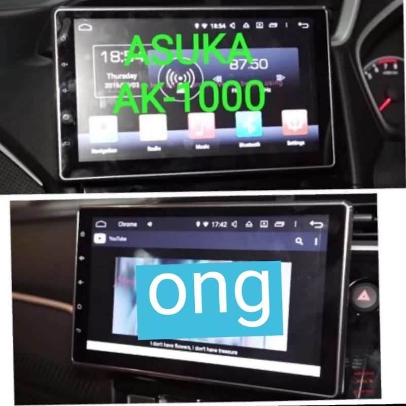 anti gores premium head unit Asuka Ak 1000
