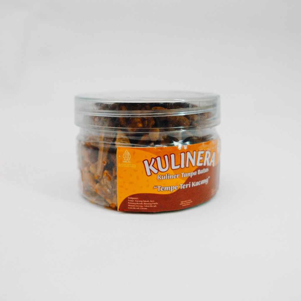 

Kering tempe orek teri kacang pedas manis 100 gram KULINERA cemilan sambal goreng tempe balado enak