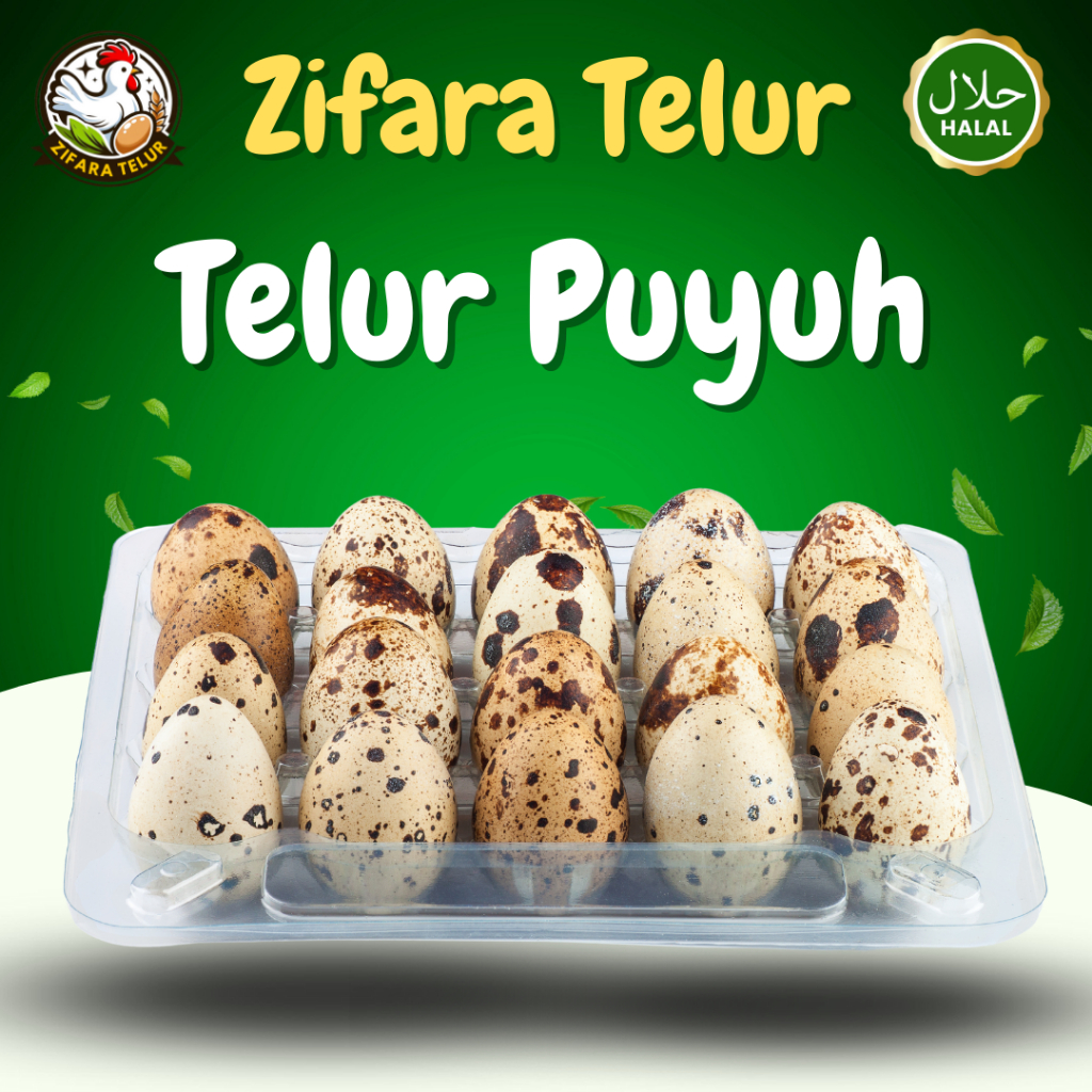 

Zifara Telur - 1 KG Telur Puyuh PREMIUM