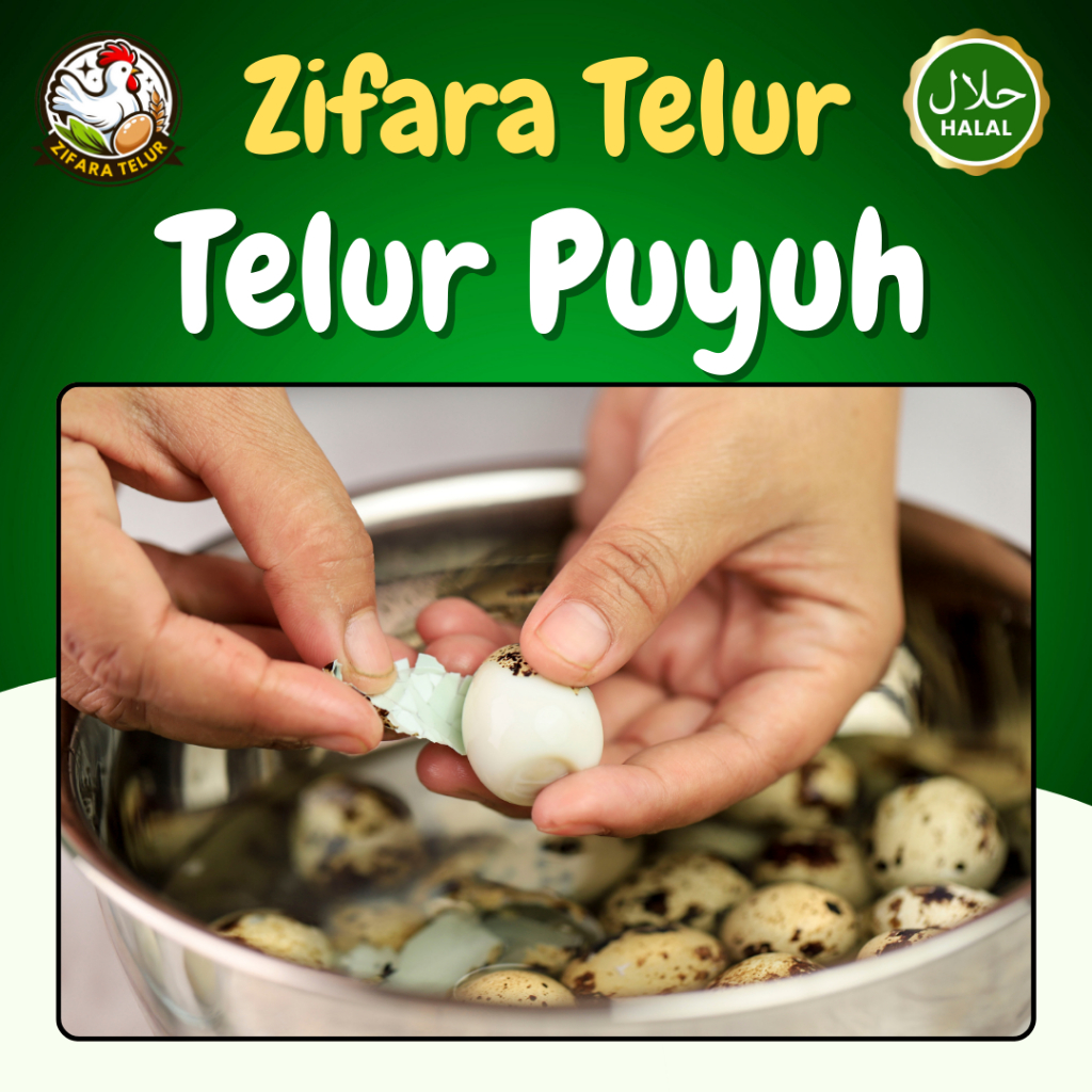 

Zifara Telur - 1 KG Telur Puyuh PREMIUM