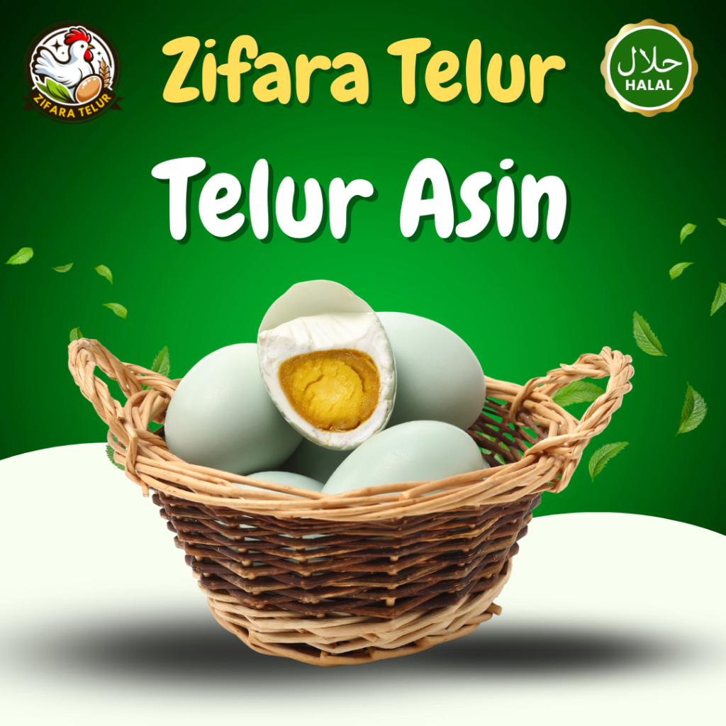 

Zifara Telur - 1 Butir Telur Bebek Asin Matang PREMIUM