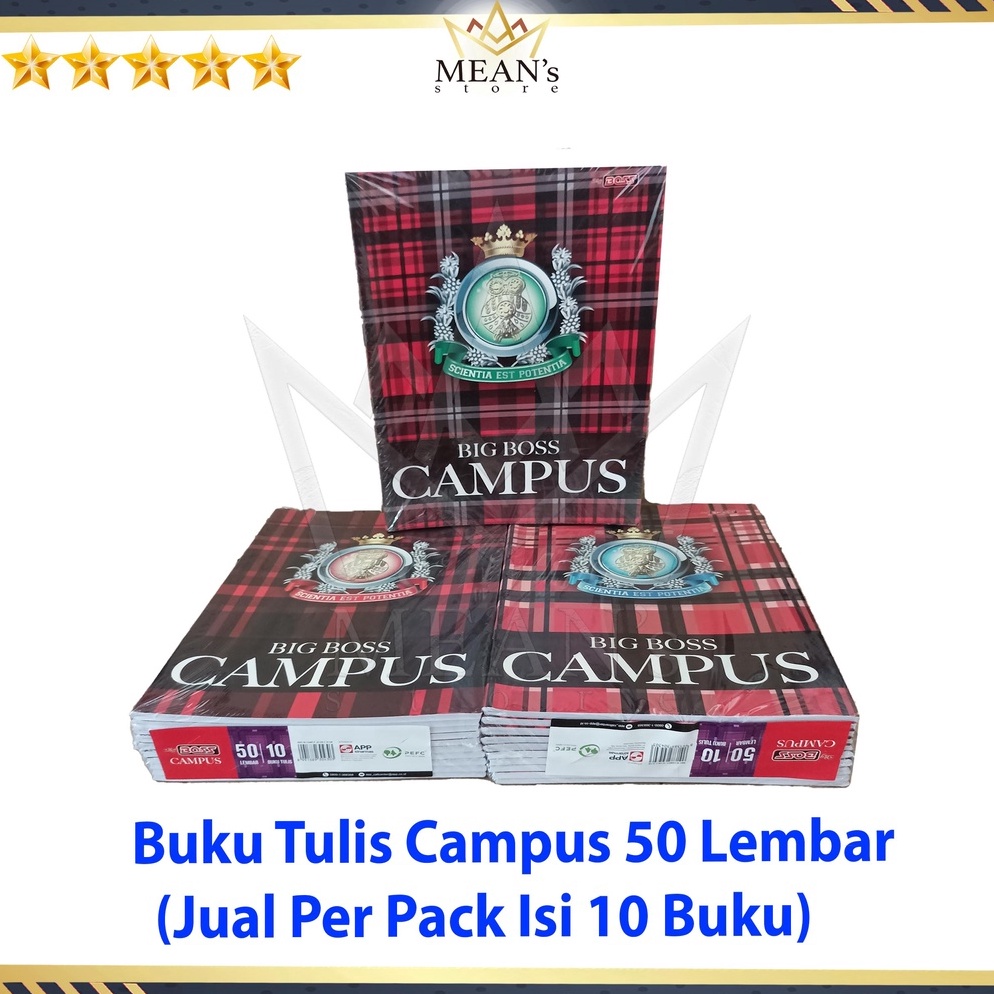 

KODE CCEKT Buku Tulis Big Boss Campus 5 Lembar Buku Campus 5 Kampus SMP SMK