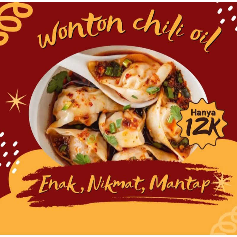 

wonton chili oil