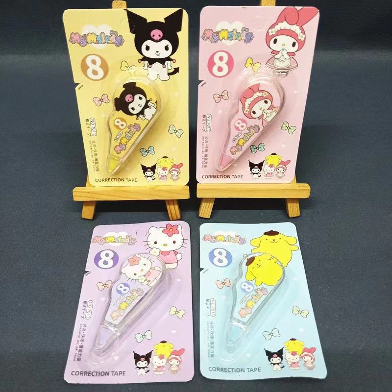 

batamall - TIP-EX KERTAS CORRECTION TAPE PREMIUM KARAKTER KARTUN SANRIO #ST126 PENGHAPUS PENA PREMIUM UNIK KUALITAS IMPORT PENGHAPUS PULPEN JEPANG KOREA ALAT TULIS SEKOLAH TK SD SMP SMA SMK MOTIF KUROMI MELODY HELLO KITTY POMPURIN