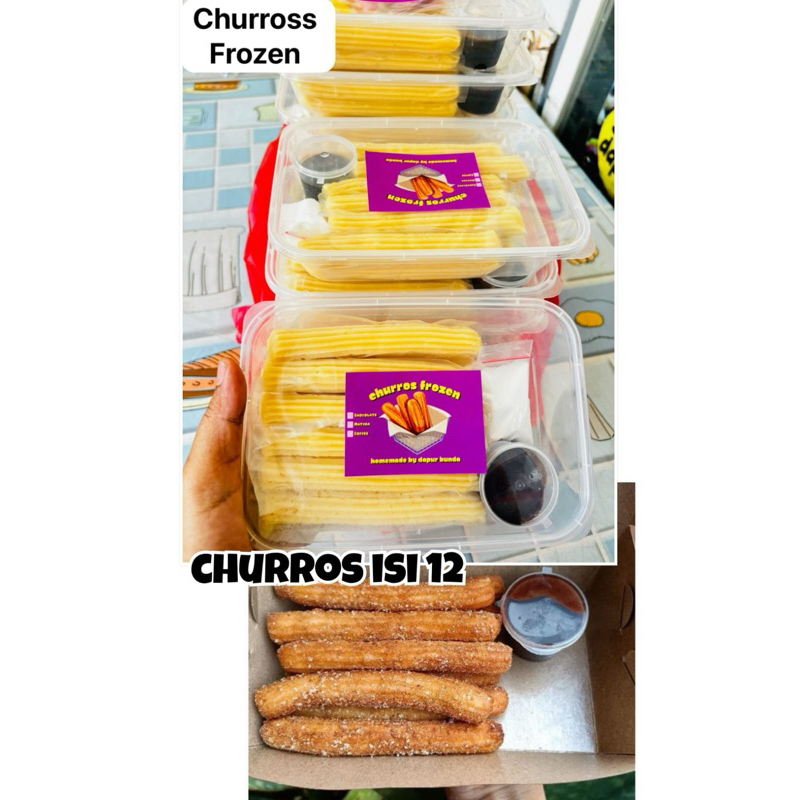 

CHURROS ISI 12 + saos coklat