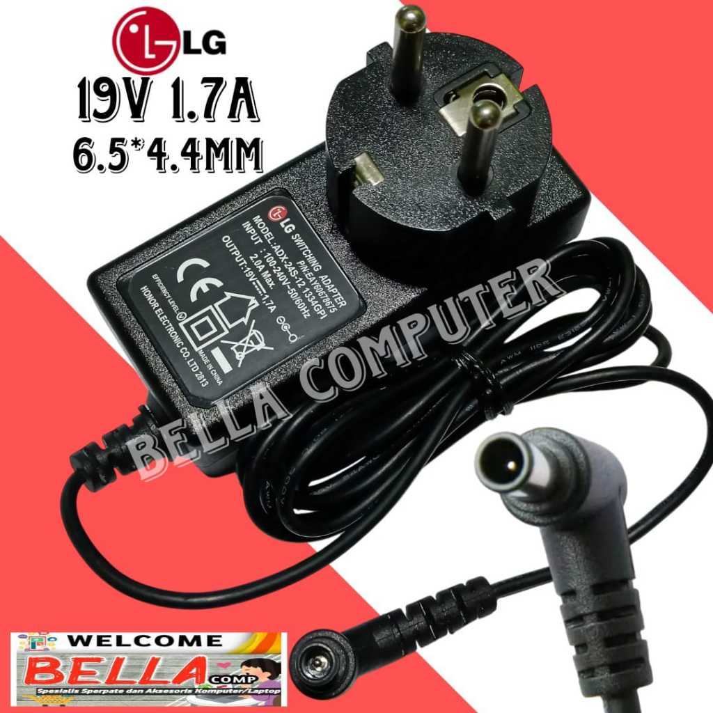 LG 19V 1.7A AC Adaptor Untuk LG LED Monitor E2242C IPS277 EAY62549301 ADS-40SG-19-3 LCAP16A-A Casan 