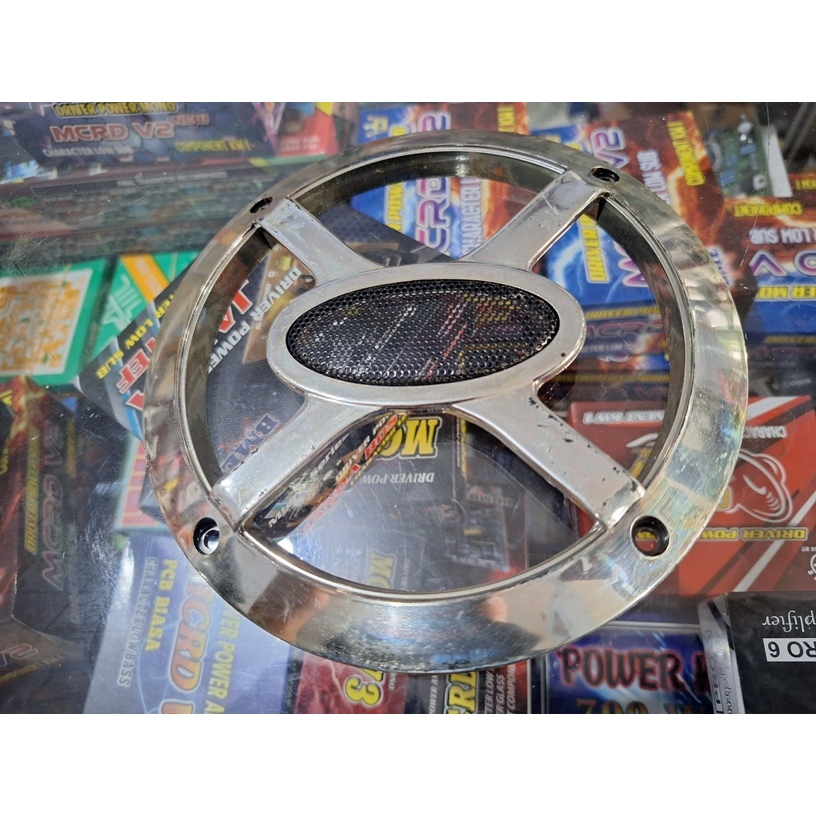 GRILL RAM PELINDUNG SPEAKER 5 INCH PLASTIK TEBAL ELASTIS PLUS BAUT
