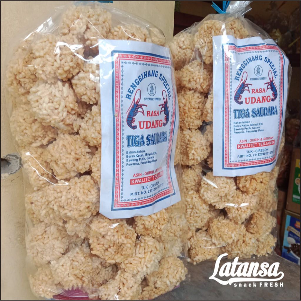 

1KG RENGGINANG MATANG RENGGINANG UDANG TERASI KEPAL/BULAT ASLI CIREBON