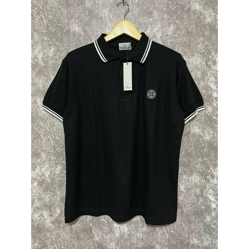 Kaos Polo shirt stone island Bordir 1:1 Original unisex