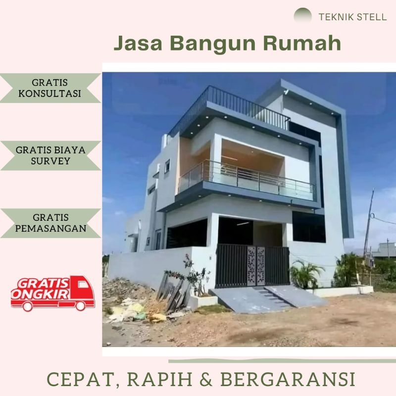 Jasa Kontraktor Rumah / Jasa Renovasi Rumah / Tukang Bangunan Rumah Borongan / Jasa Pembuatan Rumah 